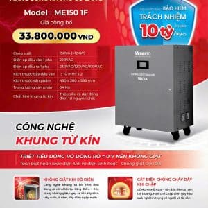 Chống giật trọn đời MAKANO15KVA DE150 1F